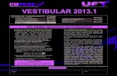 Prova Vestibular 2013.1 - 1ª Etapa MANHÃ