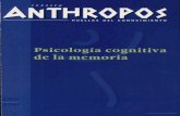 Psicologia Cognitiva de La Memoria