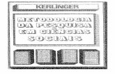 Livro - Metodologia Da Pesquisa Em Ciencias Sociais - Kerlinger