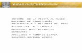 Informe de Visita Al Museo Nacional de Arqueologia Antropologia e Historia Del Peru