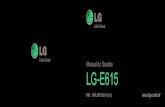 LG E615 Manual