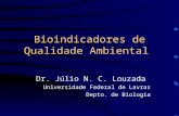 Bioindicadores de Qualidade Ambiental I