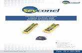 SEYCONEL - Alpha 600 - Manual de instruções