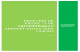 Proposta de Projecto de Modernização Administrativa para Cascais
