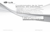 Manual Do Usuario de Ar Condicionado Split Art Cool LG