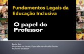 Fundamentos Legais da Educação Inclusiva e Papel do Professor