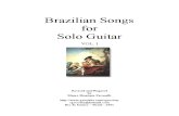 Brazilian Songs for Solo Guitar Vol.1