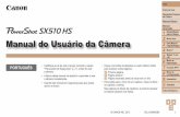PowerShot SX510 HS Camera User Guide PT