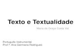 Texto e Textualidade 2014.1