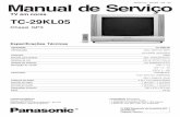 TV Panasonic TC-29KL05 - GP3 Manual de serviço