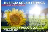 ENERGIA SOLAR TÉRMICA - Aplicação nas Comunidades Rurais