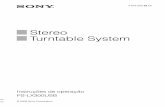 [Manual] Sony System Turntable PS-LX300USB