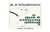 Alan F. Chalmers - O que é ciência afinal (1993)