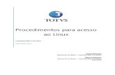 Acesso Linux - Comandos