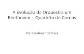 A Evolução da Orquestra em Beethoven – Quarteto