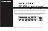 Manual GT-10 Portugues