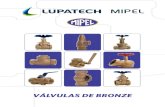 Mipel - Folheto válvulas de latão - 2009