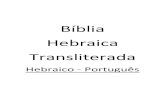 bíblia hebraica transliterada