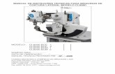 Manual Maquina Costura Lateral Tecnico CL 6000