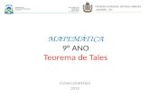 Aula 6 - 9° ano - Teorema de Tales.pptx