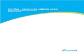 Nobreak DELTA 4o Andar-Manual do usuário-Série H-20-30 KVA-220V-5011341100