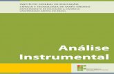 Apostila Análise Instrumental - UAB 2012