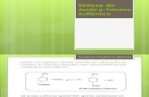 Síntese do ácido p-Tolueno Sulfônico