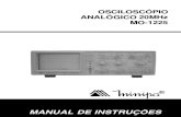 Manual Osciloscópio MO-1225 Minipa