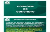 Dosagem de concreto - Itambé