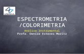 485761254.Colorimetria espectrofotometria