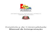 Manual de interpretação - Estatística de Criminalidade