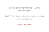 Arte contemporânea – Uma introdução