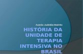 História da unidade de terapia intensiva no brasil