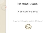 Meeting diário  01 04-10
