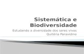 Sistemática e biodiversidade