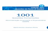 1001 Questões comentadas de AFO (cespe)  - Admnistração financeira e orçamentária