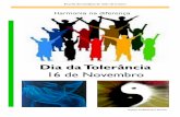 Nov 16 Dia da Tolerancia