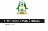 Software livre no brasil