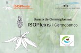 Banco de Germoplasma ISOPlexis