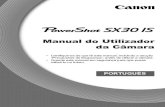 Manual Câmera Canon Powershot SX30 IS