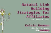 Natural Link Building Strategies for Affiliates #a4uexpo