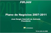 "Plano de Negócios 2007-2011"  FIRJAN