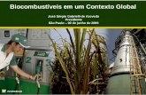 02.06.2009  Apresentação do Presidente José Sergio Gabrielli de Azevedo sobre - “Biocombustíveis em um contexto Global” na Ethanol Summit em São Paulo - SP.