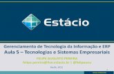 GTI/ERP 07/12 Tecnologias e Sistemas Empresariais