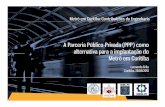 A Parceria Público-Privada (PPP) como alternativa para a implantação do metrô de Curitiba
