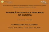 Avaliação cognitiva e funcional no autismo