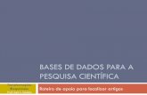 UFABC - Roteiro - Bases de Dados