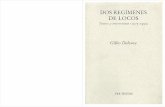 Deleuze . Dos Regimenes de Locos. Textos y Entrevistas (1975-1995)