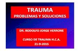 Trauma Problemas y Soluciones Dr. Rodolfo Jorge Verrone