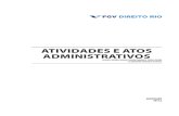 FGV - Atividades e Atos Administrativos